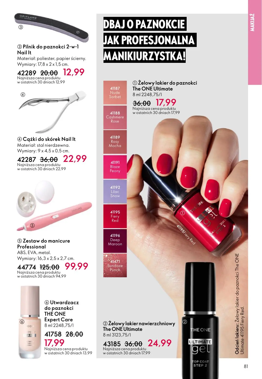gazetka promocyjna ORIFLAME Blask, piękno, prezenty - Strona 81
