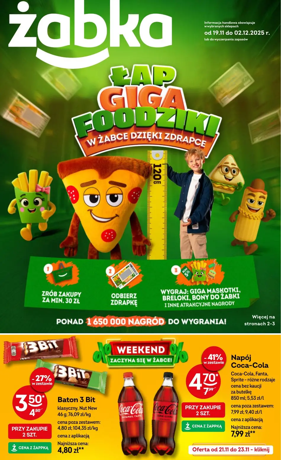 gazetka promocyjna Żabka Łap giga Foodziki - Strona 1