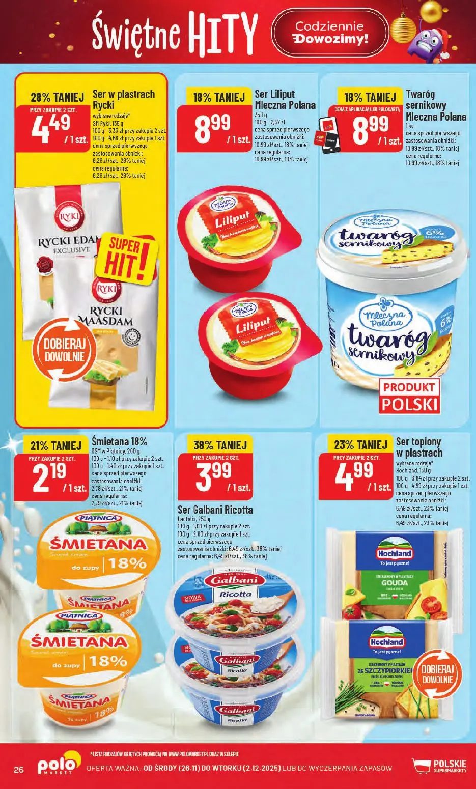 gazetka promocyjna POLOmarket Do POLO po świętne hity - Strona 26