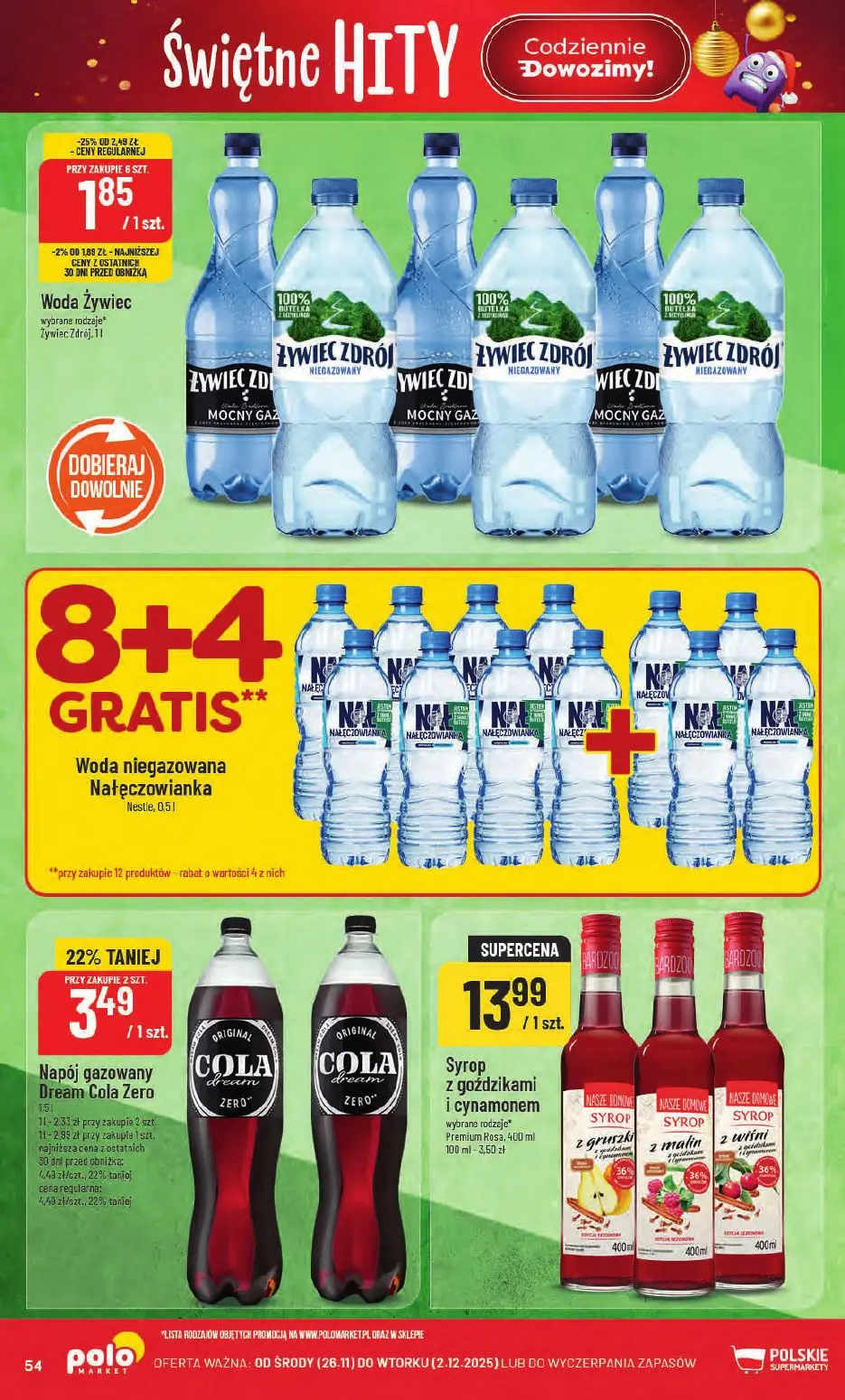 gazetka promocyjna POLOmarket Do POLO po świętne hity - Strona 54