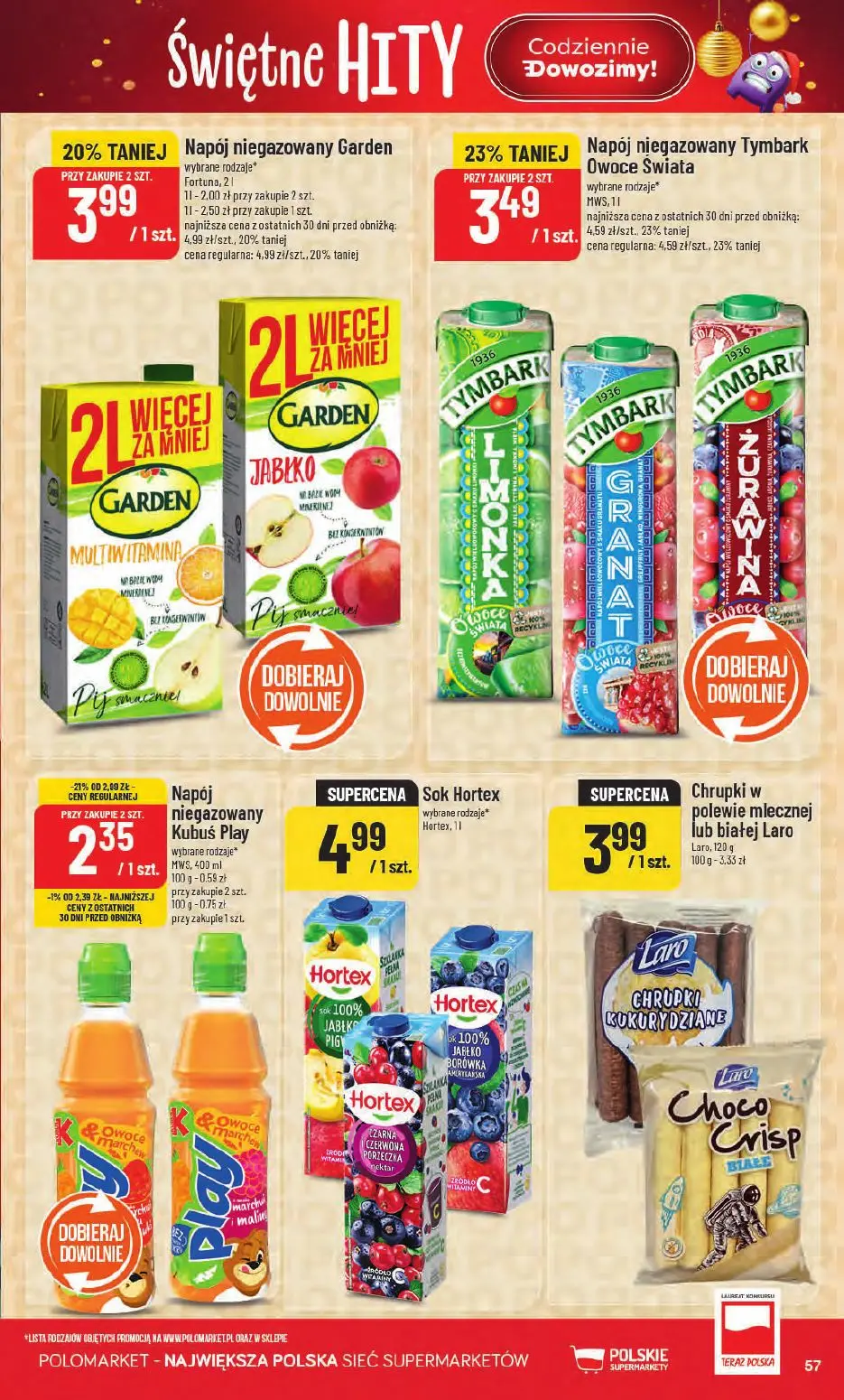 gazetka promocyjna POLOmarket Do POLO po świętne hity - Strona 57