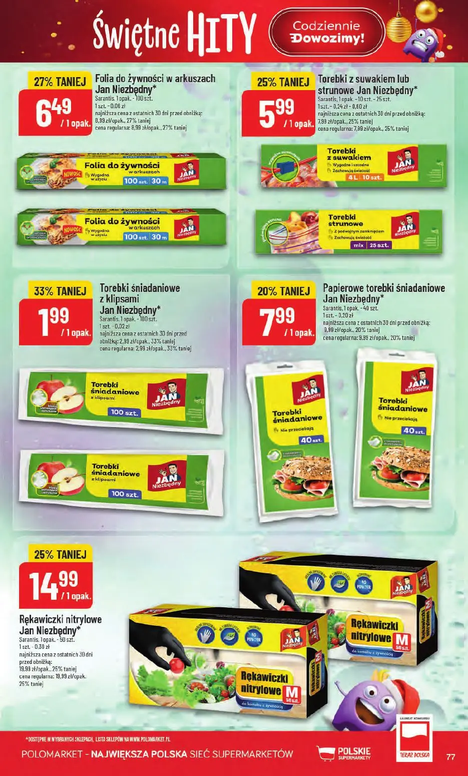 gazetka promocyjna POLOmarket Do POLO po świętne hity - Strona 77