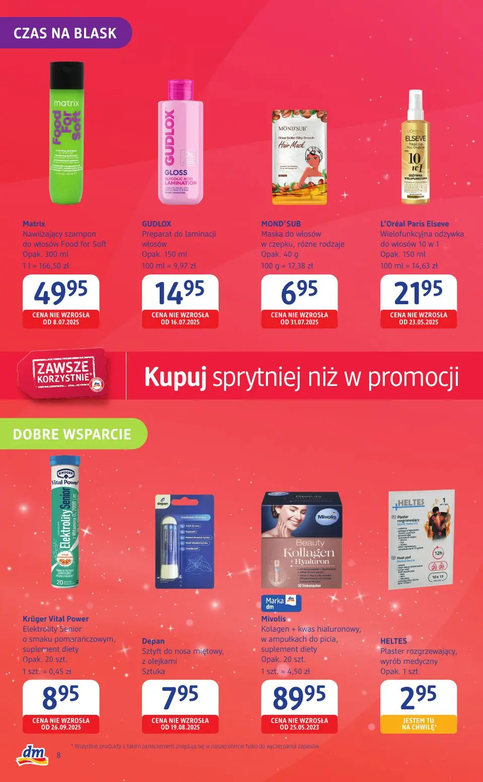 gazetka promocyjna Drogeria dm Kupuj sprytniej niż w promocji - Strona 8