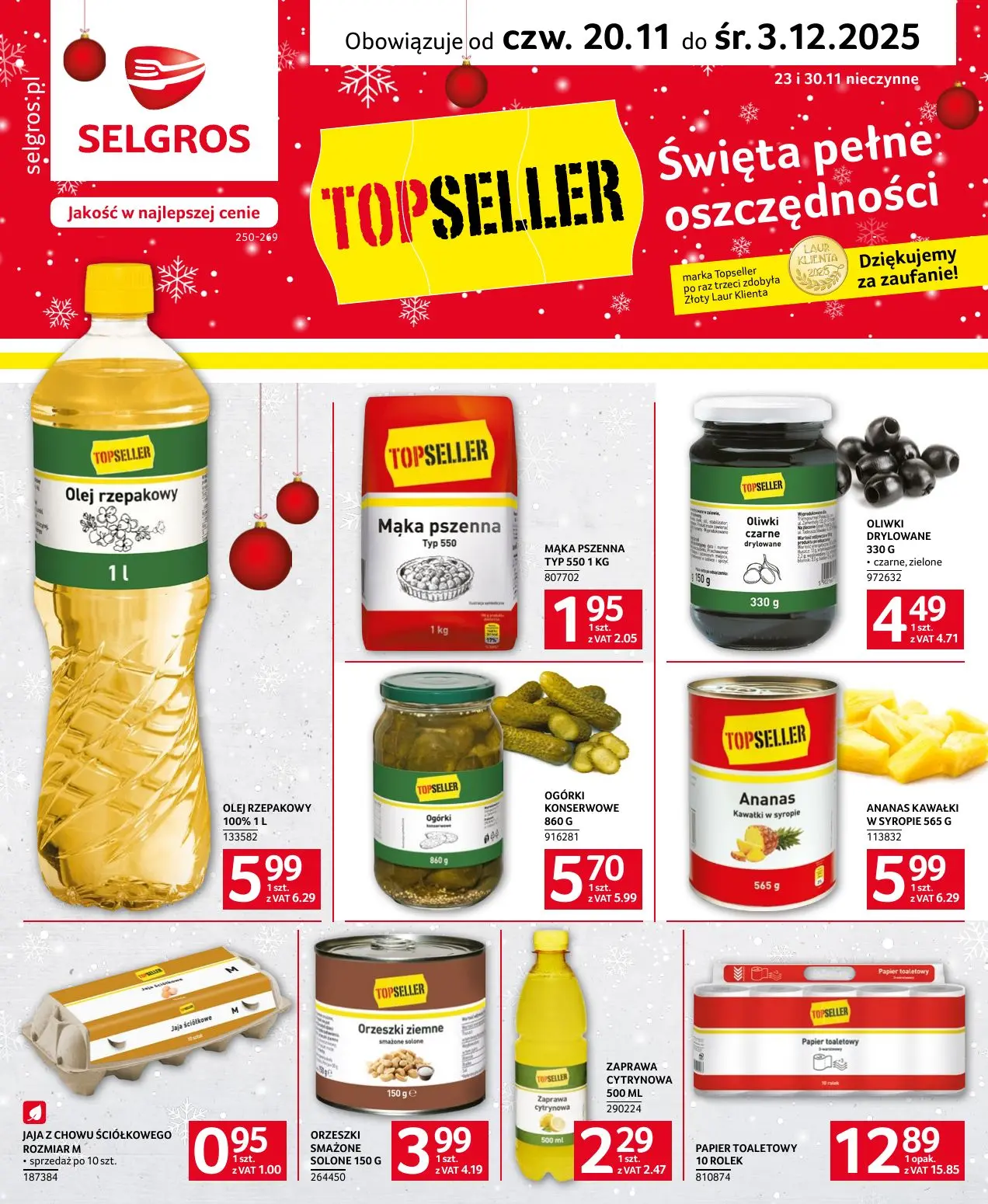 gazetka promocyjna SELGROS Katalog Topseller - Strona 1