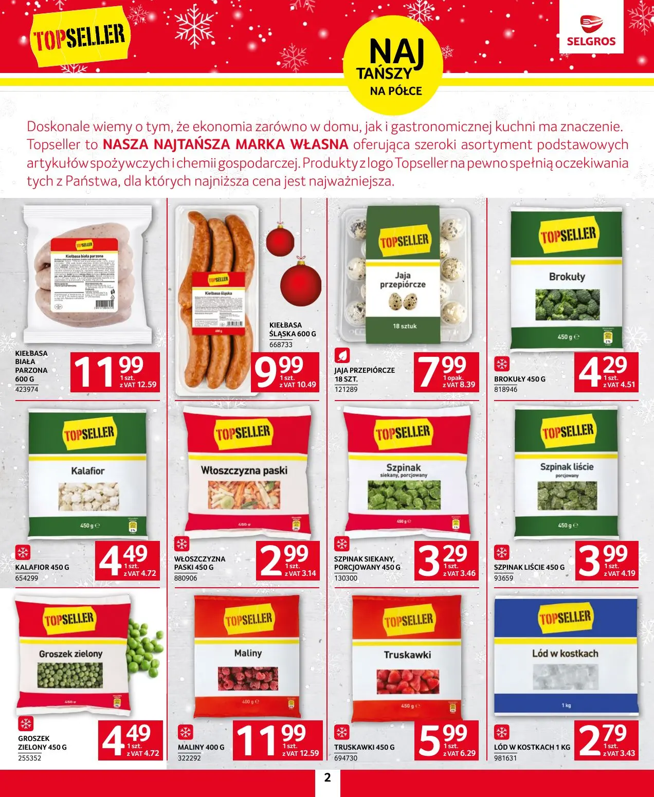 gazetka promocyjna SELGROS Katalog Topseller - Strona 2