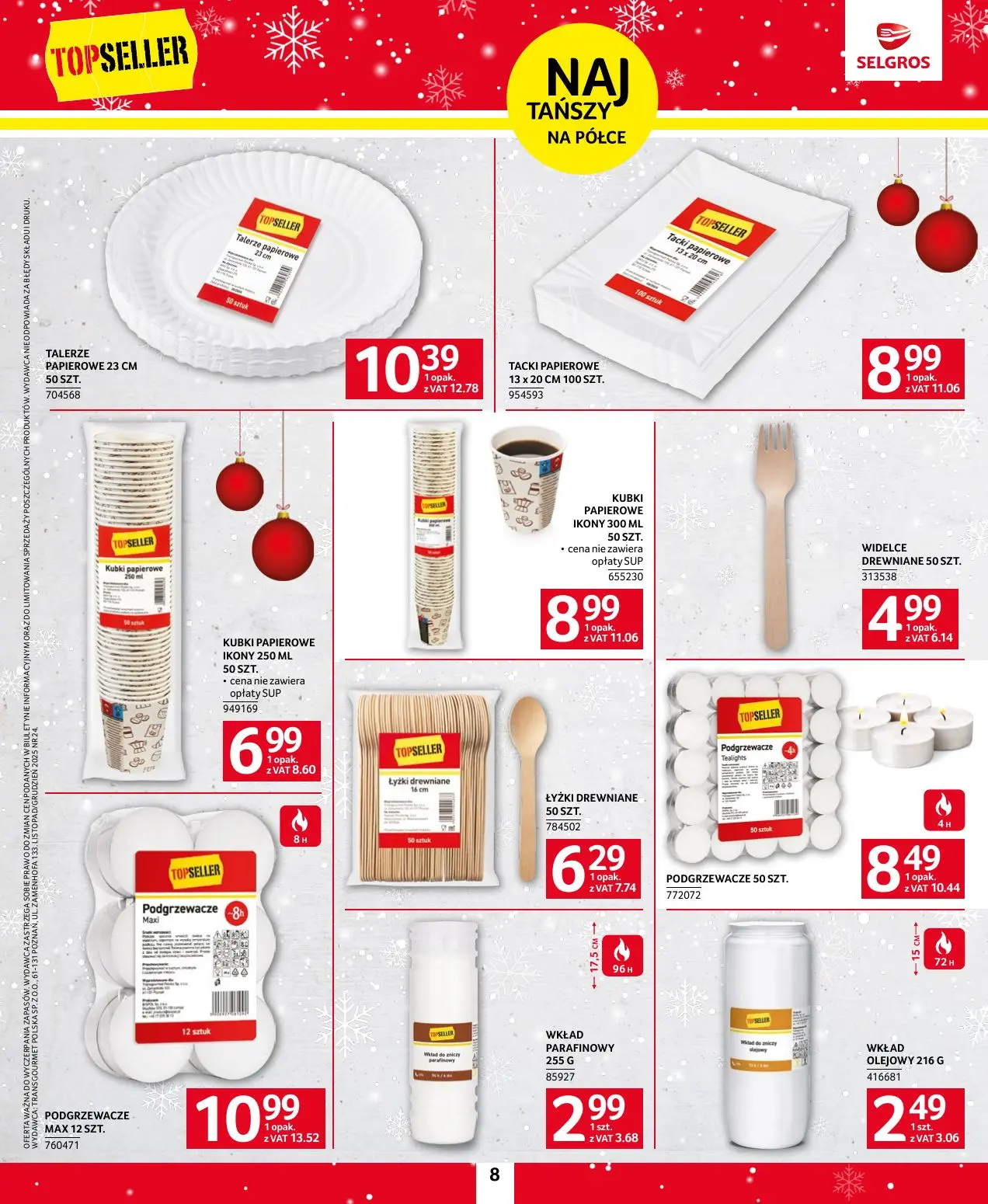 gazetka promocyjna SELGROS Katalog Topseller - Strona 8