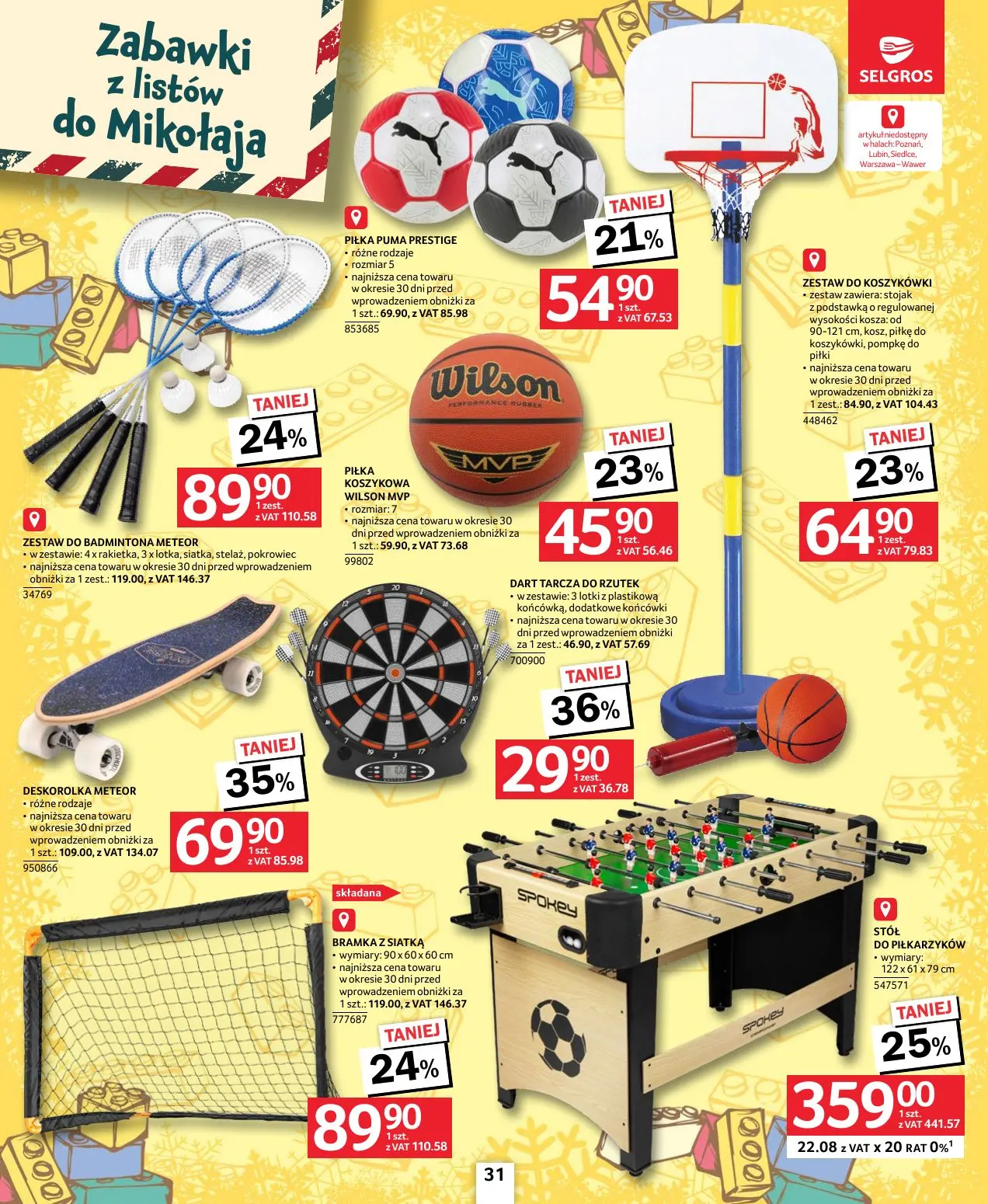 gazetka promocyjna SELGROS Katalog zabawki - Strona 31