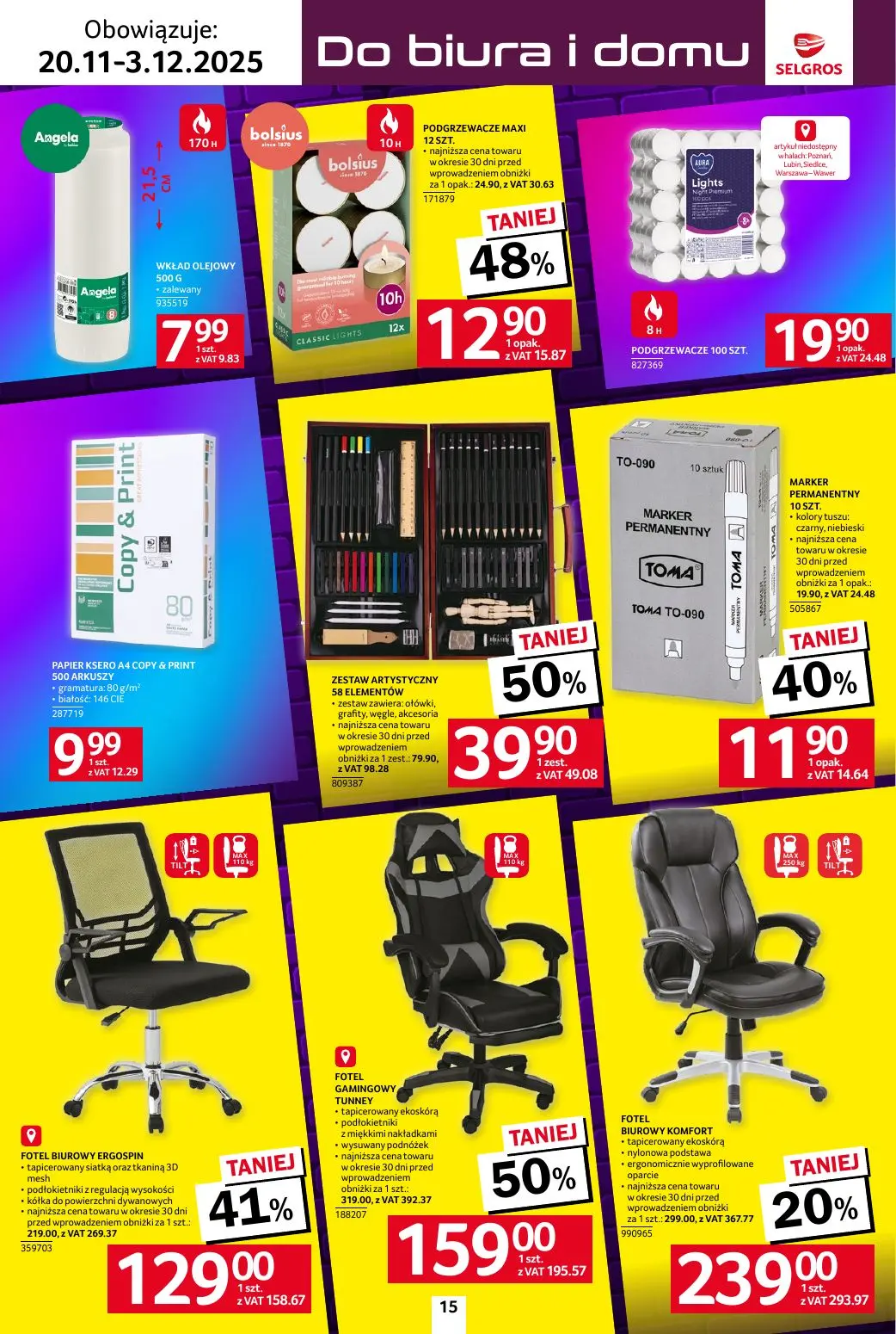 gazetka promocyjna SELGROS Katalog Black Weeks - Strona 15