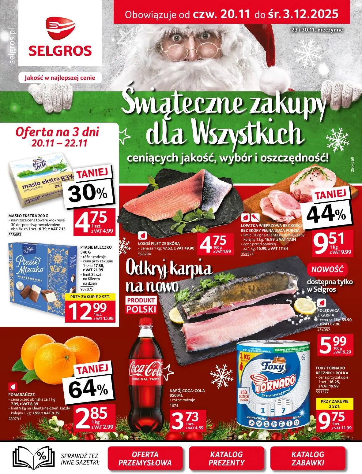 gazetka promocyjna SELGROS Oferta spożywcza - Strona 1