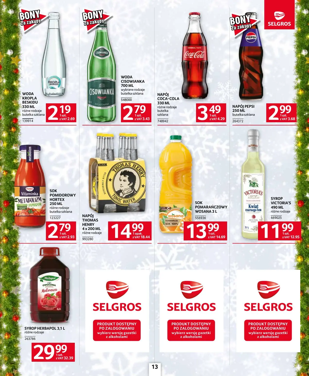 gazetka promocyjna SELGROS Oferta gastronomiczna - Strona 13