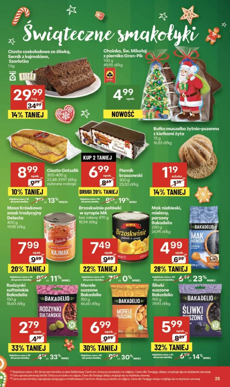 gazetka promocyjna Delikatesy Centrum Bliskich Świąt! - Strona 25