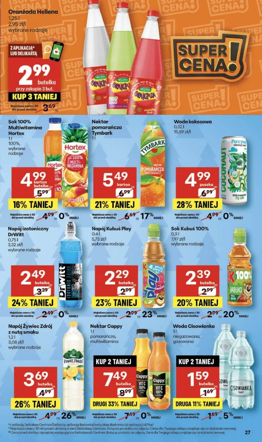 gazetka promocyjna Delikatesy Centrum Bliskich Świąt! - Strona 27