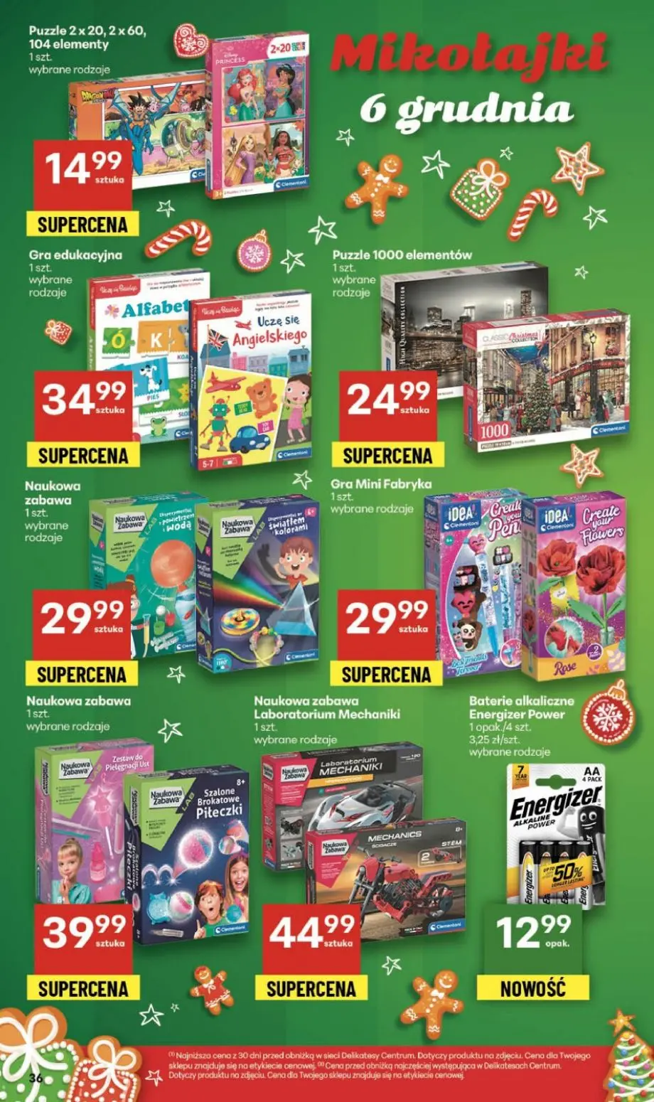 gazetka promocyjna Delikatesy Centrum Bliskich Świąt! - Strona 36