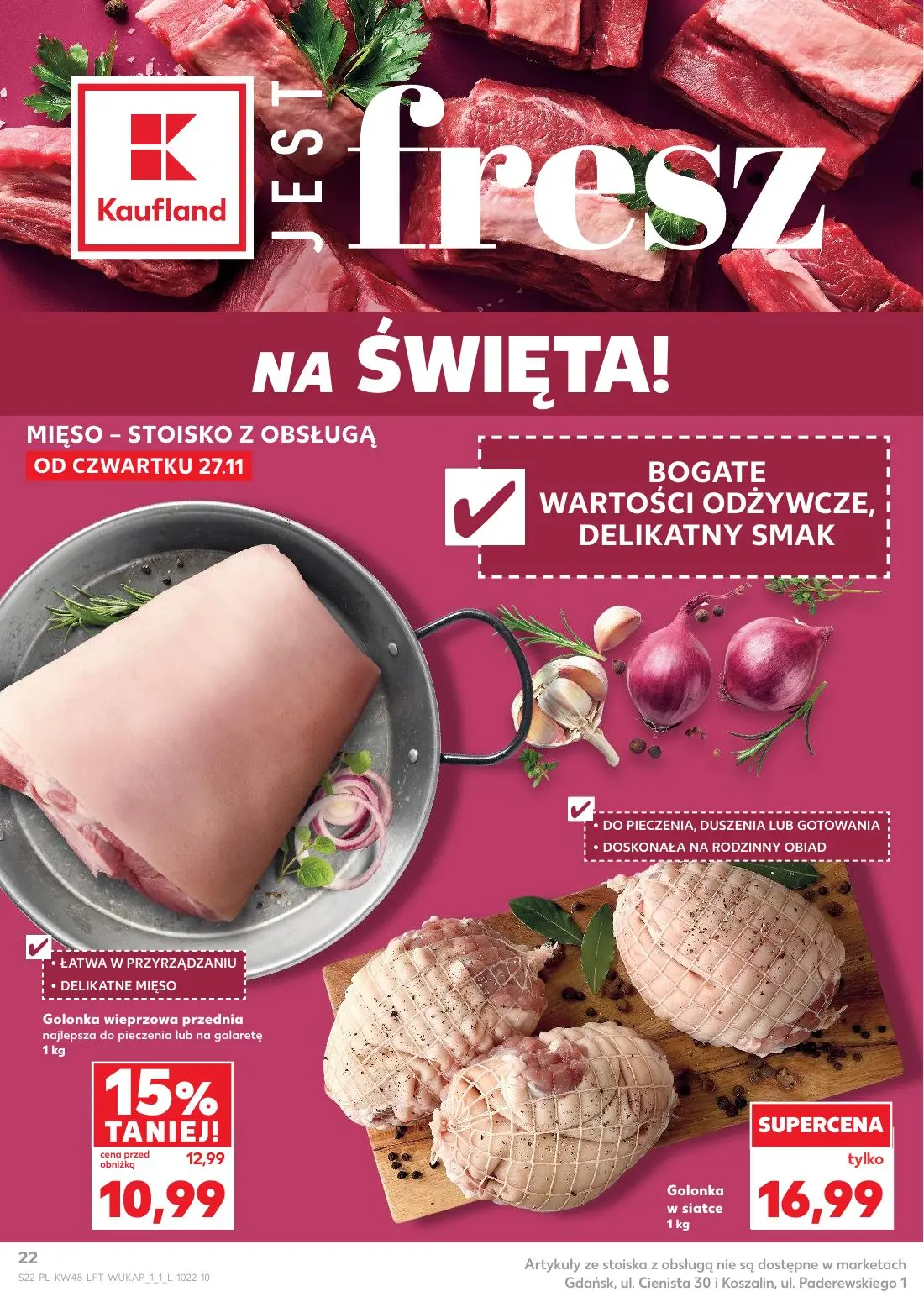 gazetka promocyjna Kaufland Święta takie jak lubisz! - Strona 22