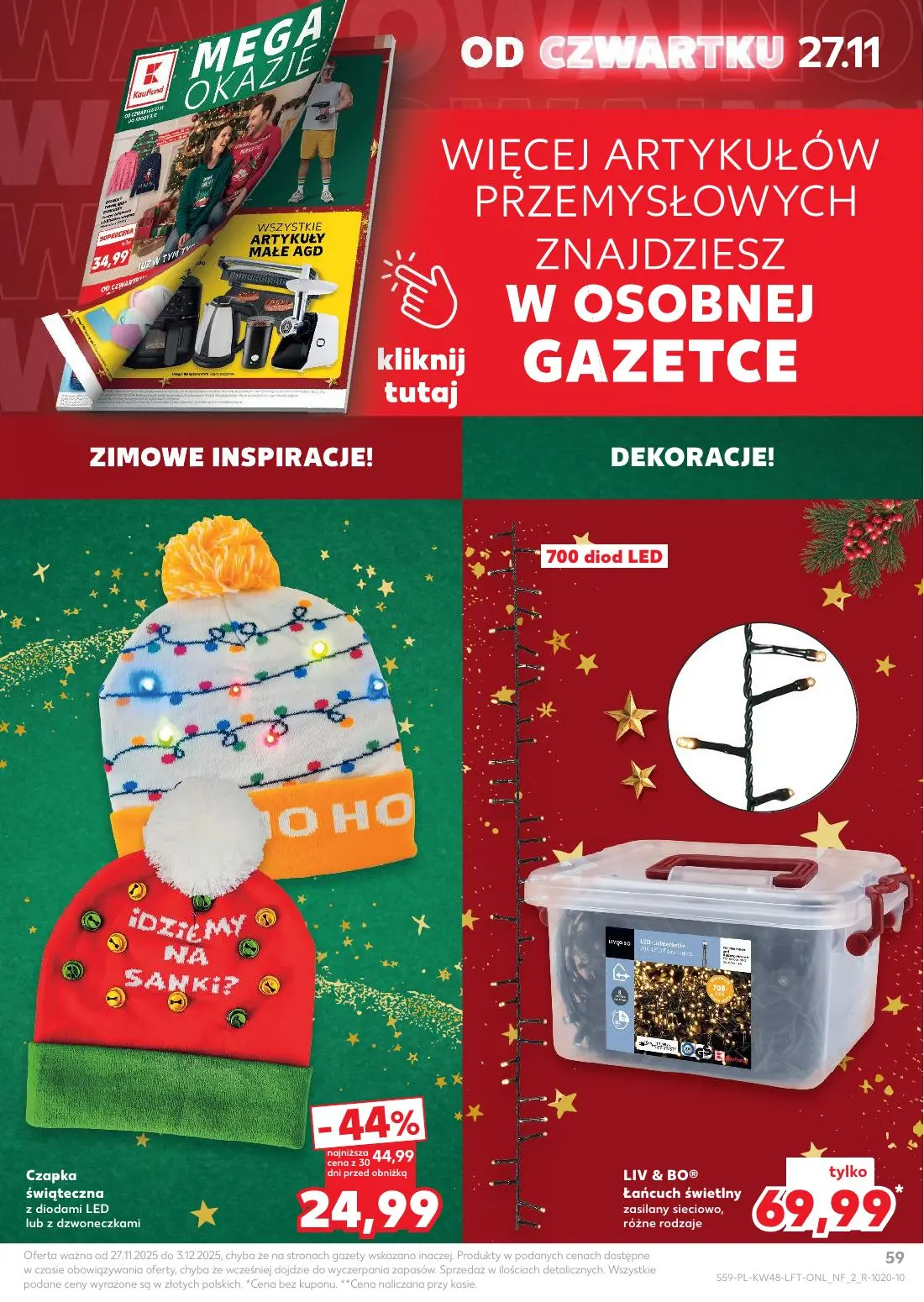 gazetka promocyjna Kaufland Święta takie jak lubisz! - Strona 59