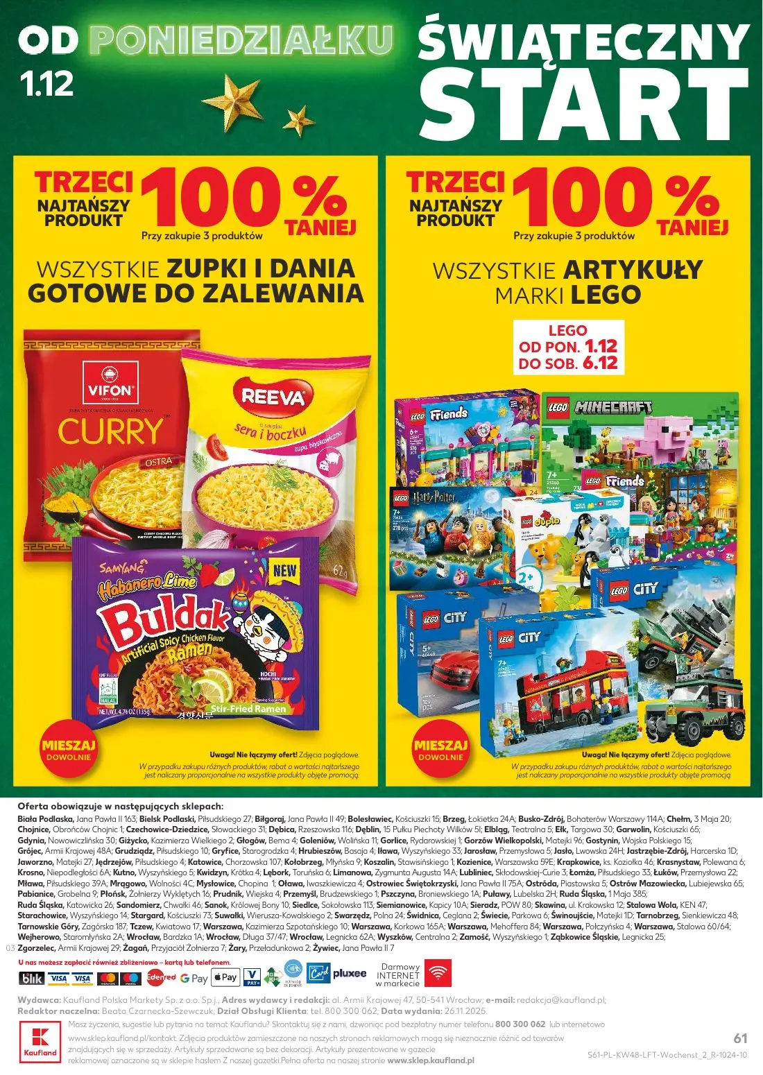 gazetka promocyjna Kaufland Święta takie jak lubisz! - Strona 61