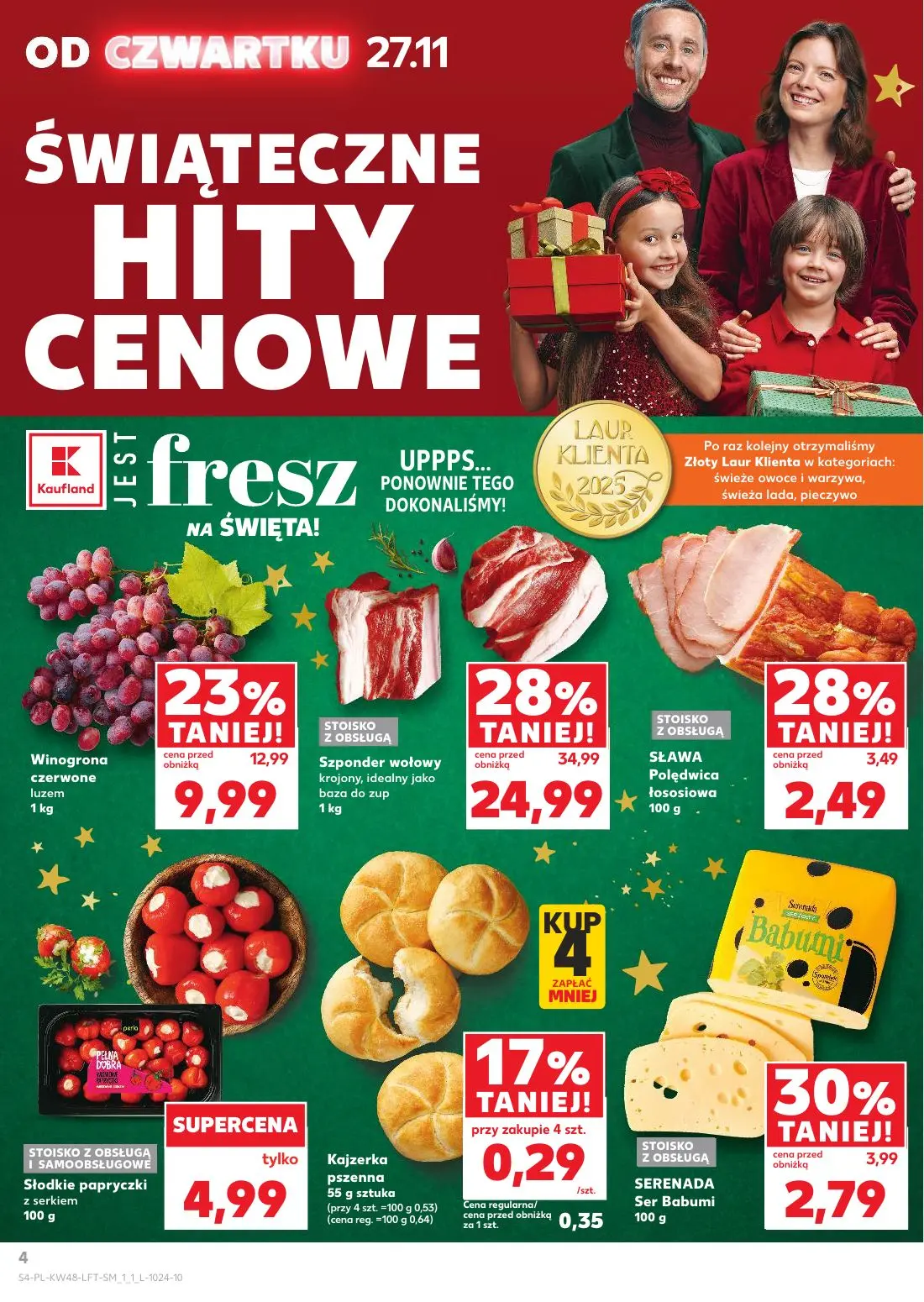 gazetka promocyjna Kaufland Święta takie jak lubisz! - Strona 4