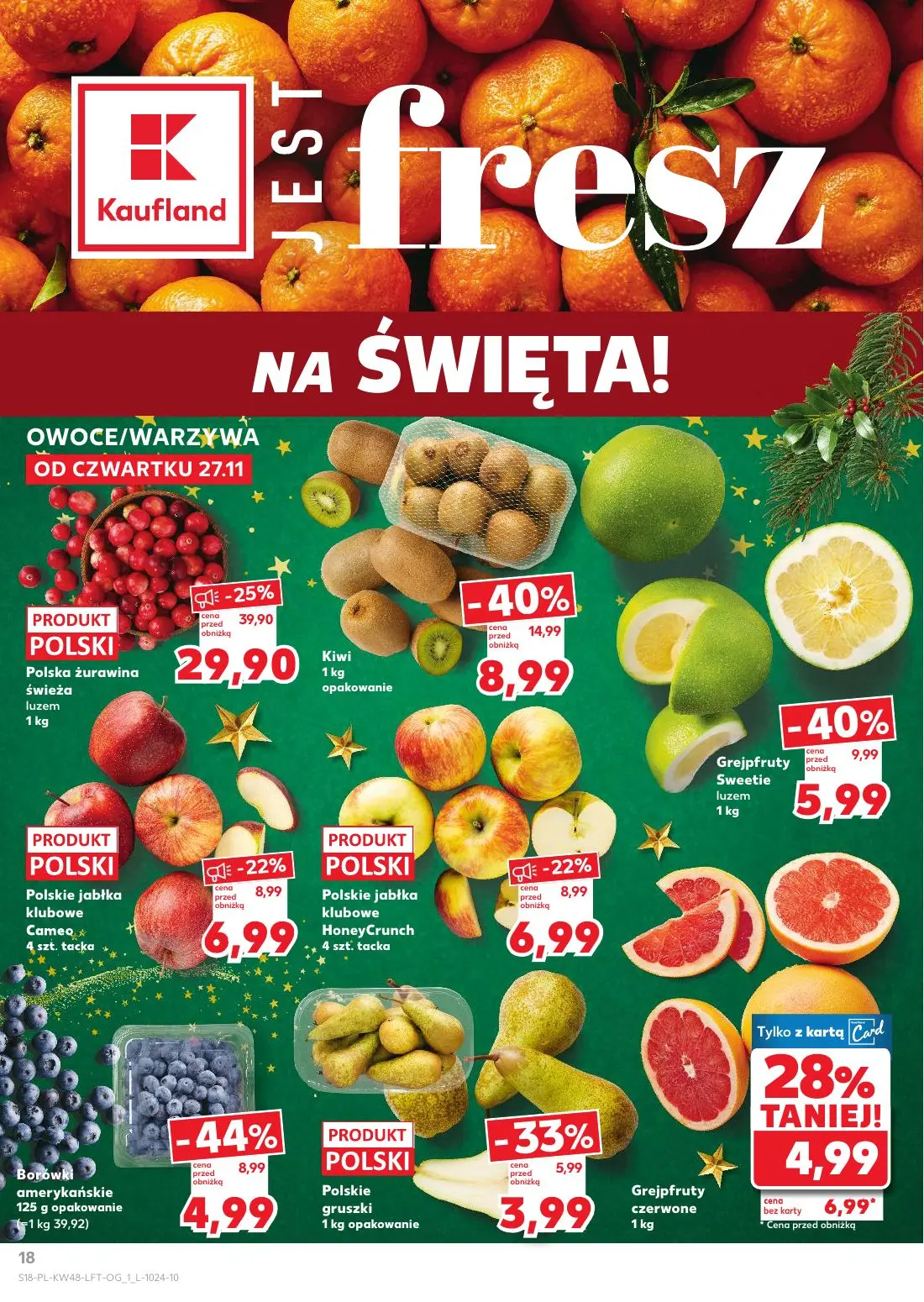 gazetka promocyjna Kaufland Święta takie jak lubisz! - Strona 18