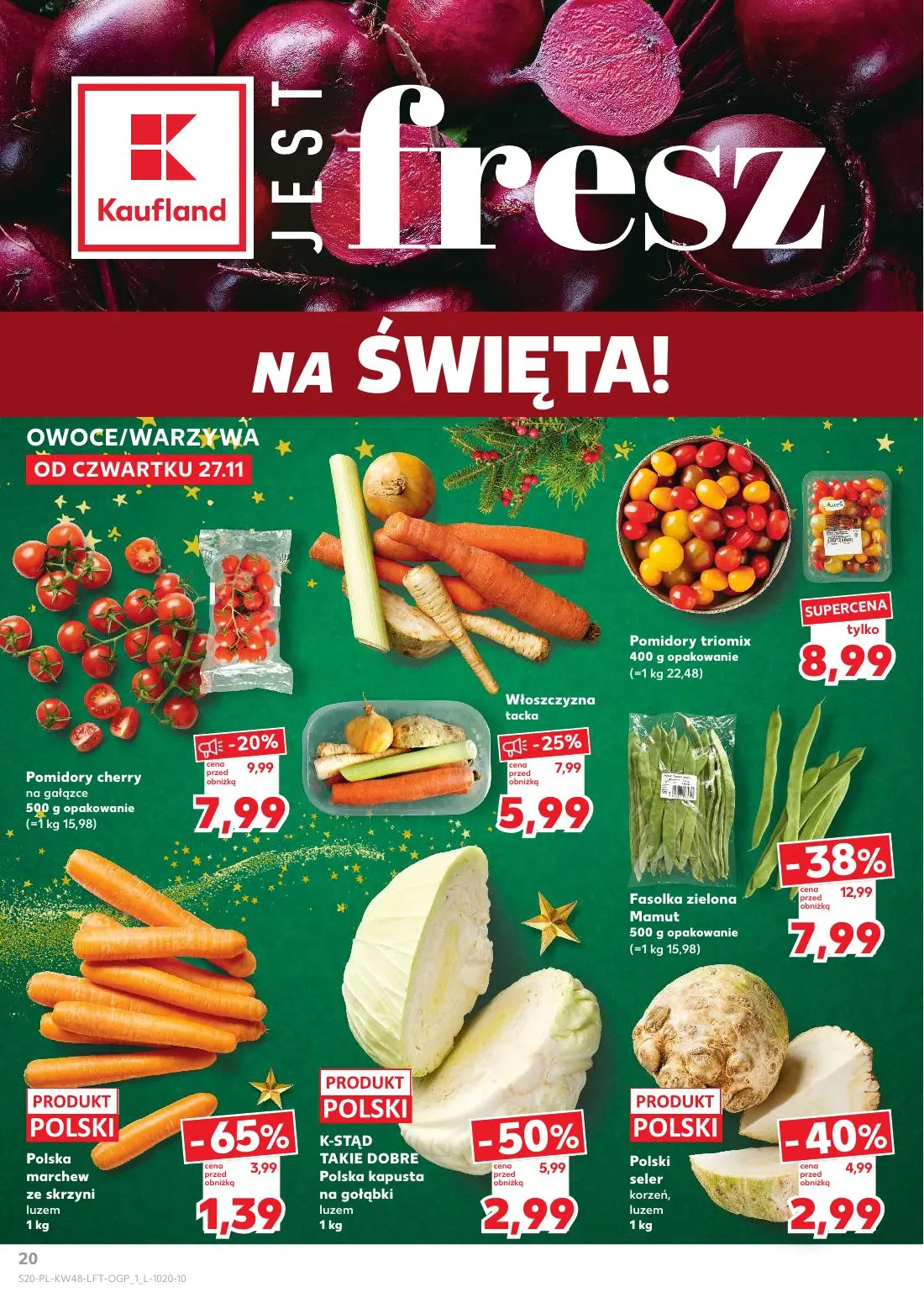 gazetka promocyjna Kaufland Święta takie jak lubisz! - Strona 20