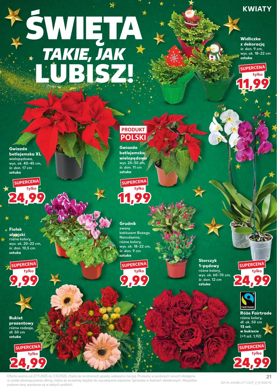 gazetka promocyjna Kaufland Święta takie jak lubisz! - Strona 21