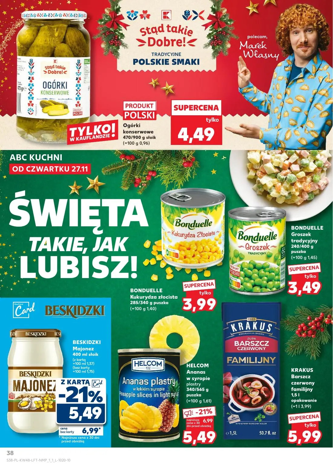 gazetka promocyjna Kaufland Święta takie jak lubisz! - Strona 38