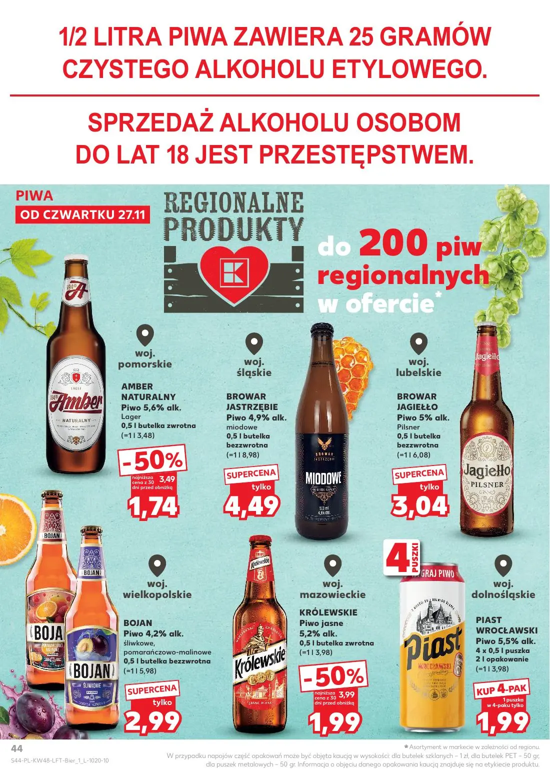 gazetka promocyjna Kaufland Święta takie jak lubisz! - Strona 44