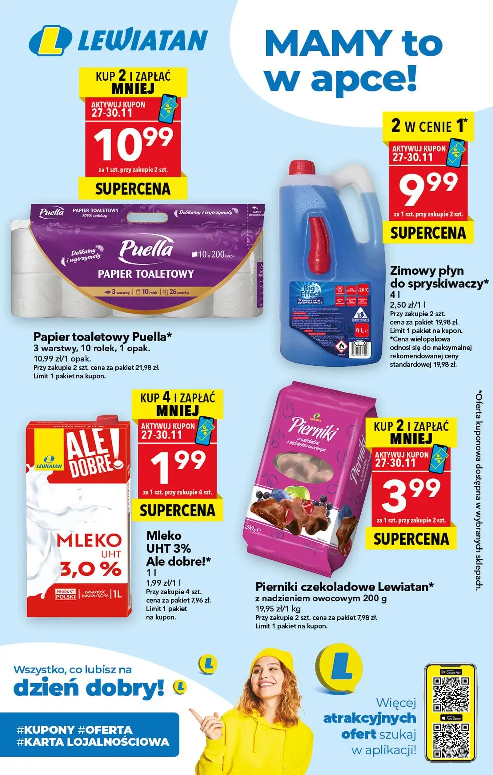 gazetka promocyjna LEWIATAN Z kuponami w Lewiatanie - Strona 1