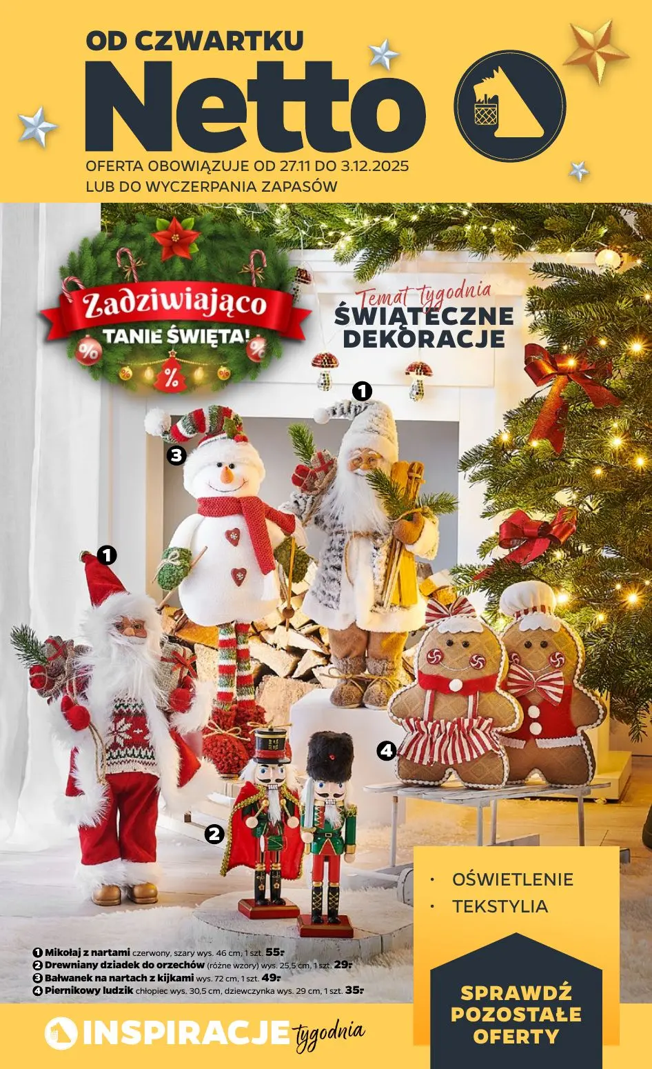 gazetka promocyjna NETTO Zadziwiająco tanie Święta - Strona 1