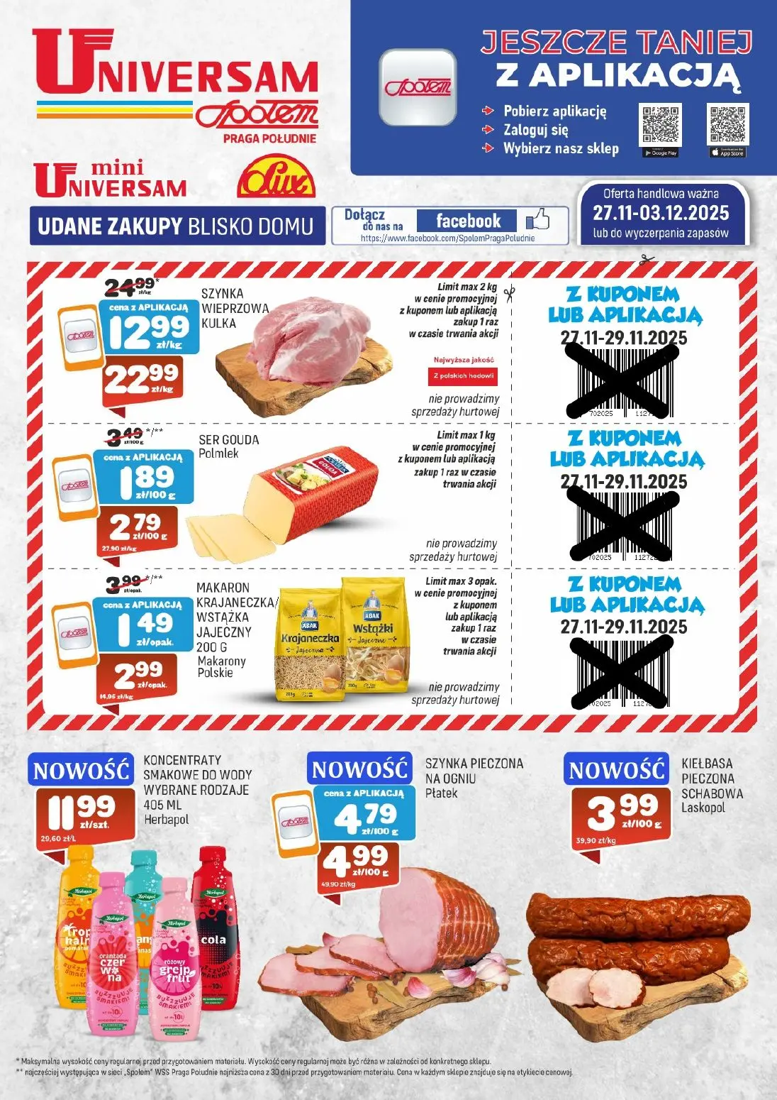 gazetka promocyjna Społem Praga Udane zakupy blisko domu - Strona 1