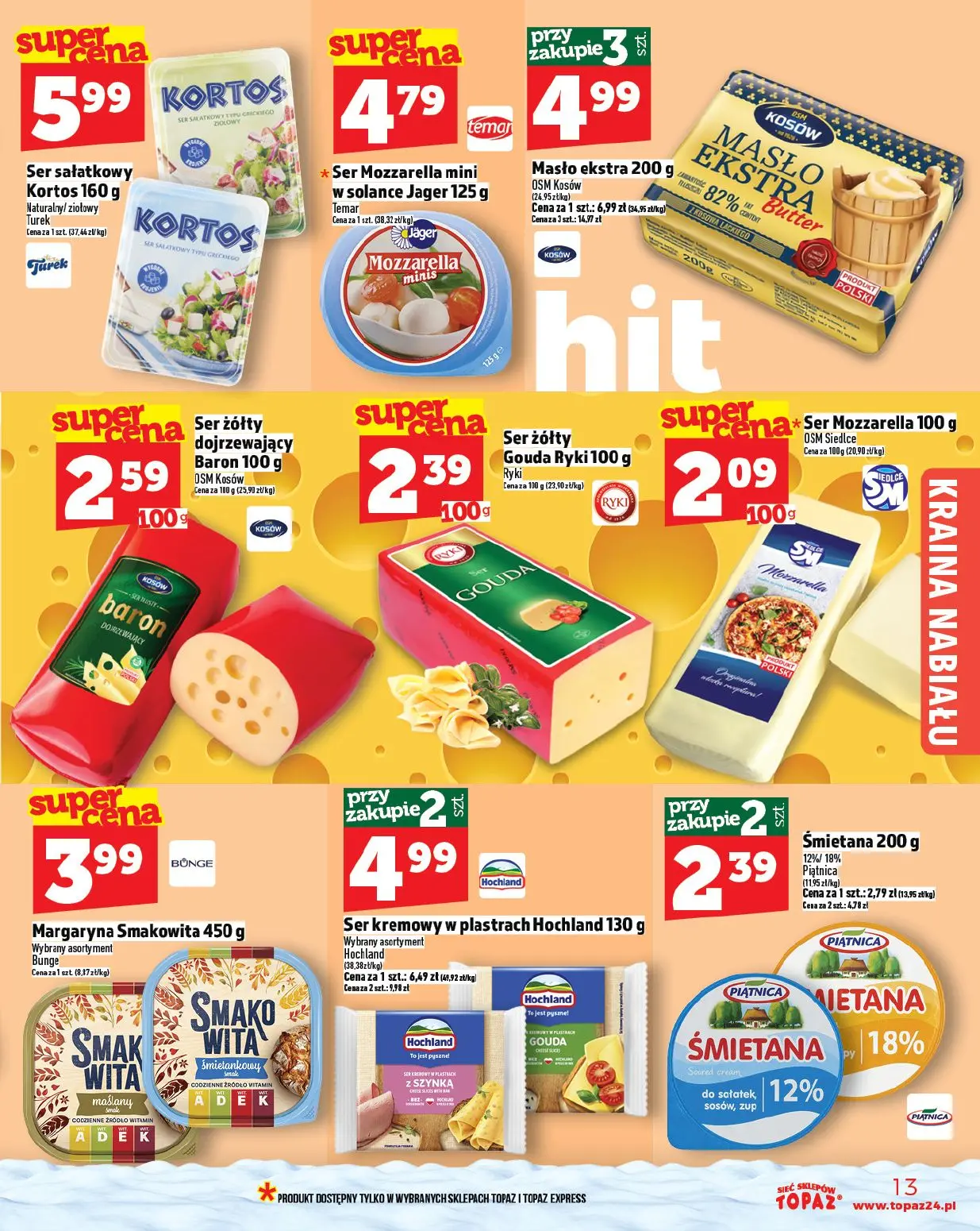 gazetka promocyjna Topaz Warszawa - Strona 13