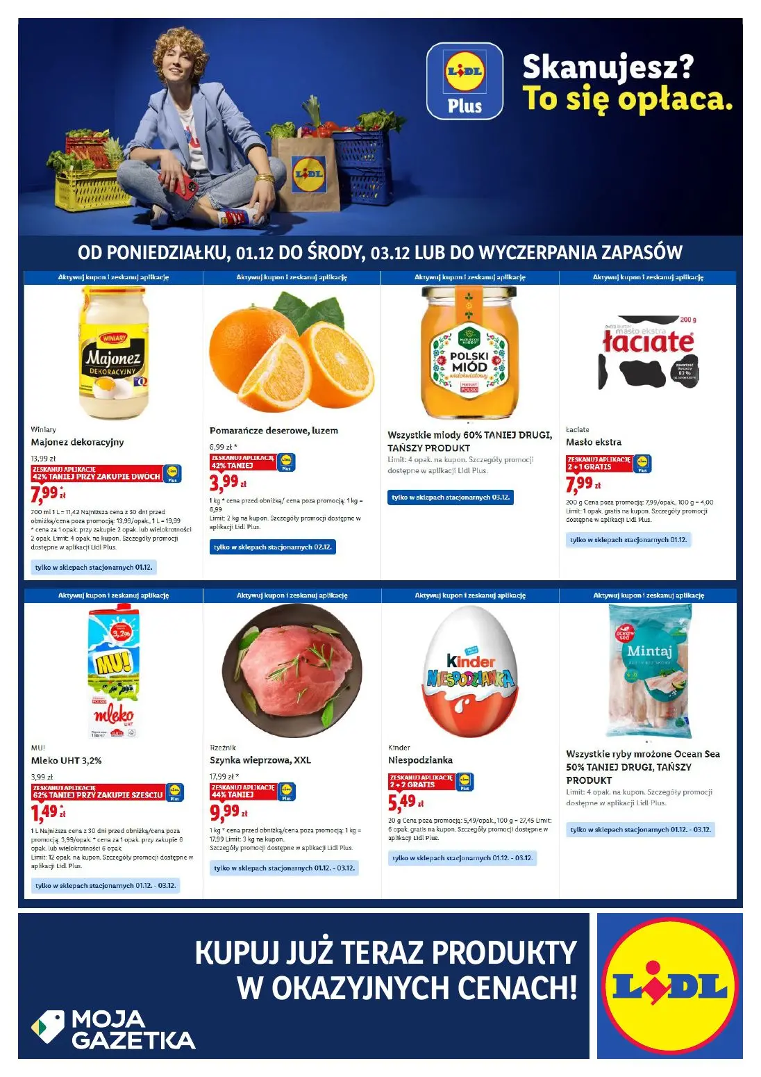 gazetka promocyjna LIDL Lidl plus. Skanujesz - To się opłaca - Strona 1