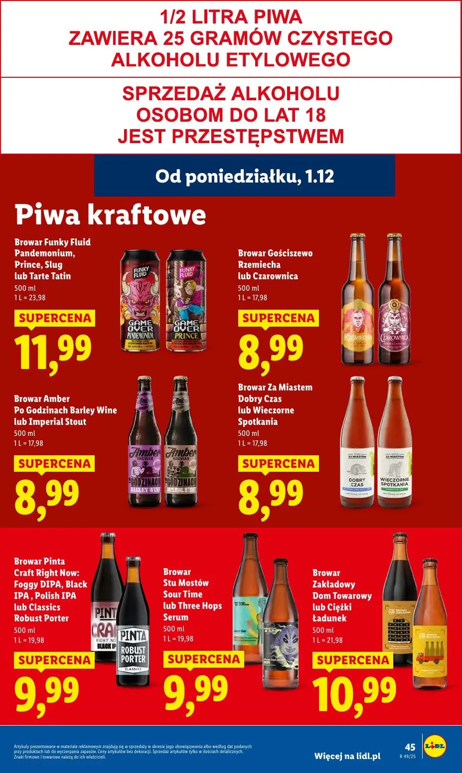 gazetka promocyjna LIDL Od poniedziałku  - Strona 47