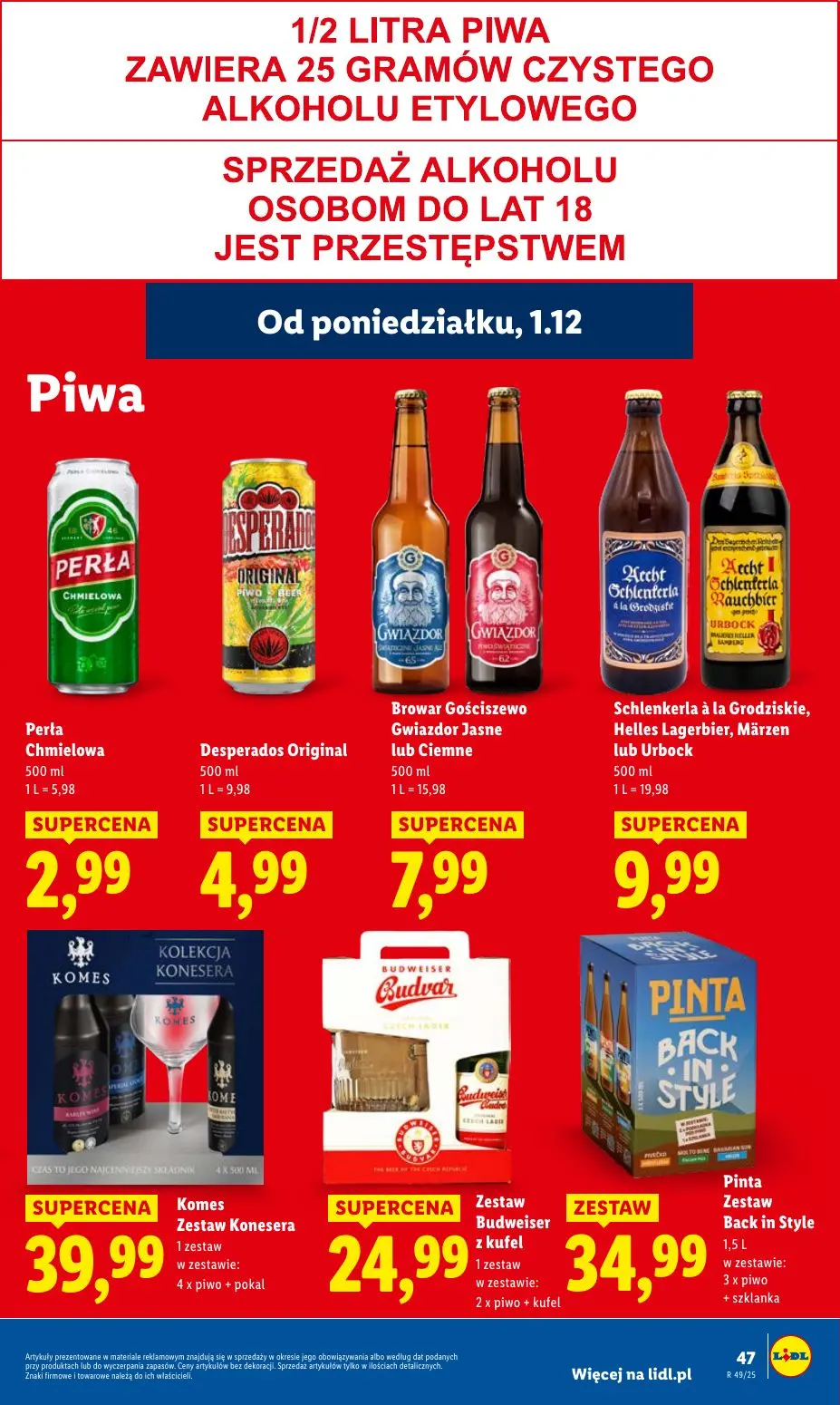 gazetka promocyjna LIDL Od poniedziałku  - Strona 49