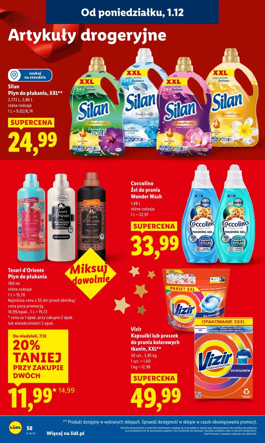 gazetka promocyjna LIDL Od poniedziałku  - Strona 60