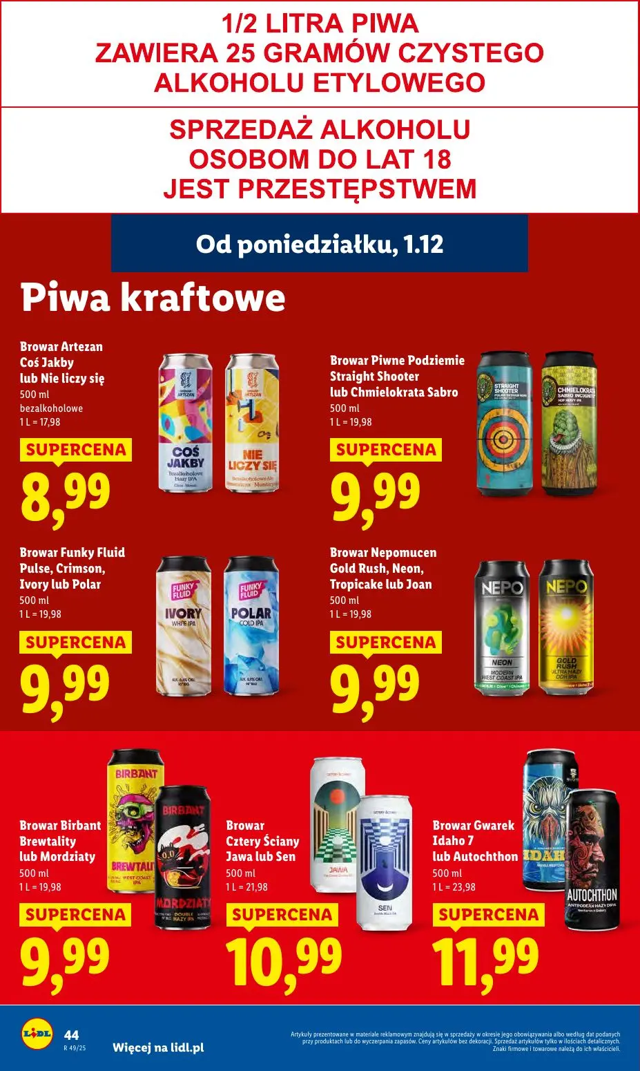 gazetka promocyjna LIDL Od poniedziałku - Strona 46