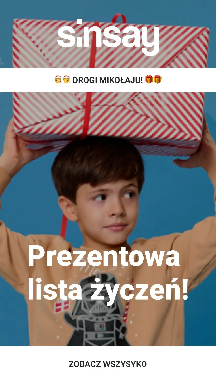 gazetka promocyjna Sinsay Prezentowa lista życzeń 🎁🧑🎄 - Strona 1