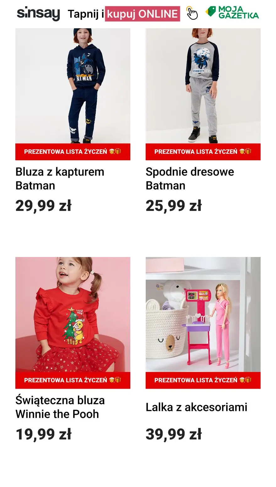 gazetka promocyjna Sinsay Prezentowa lista życzeń 🎁🧑🎄 - Strona 2