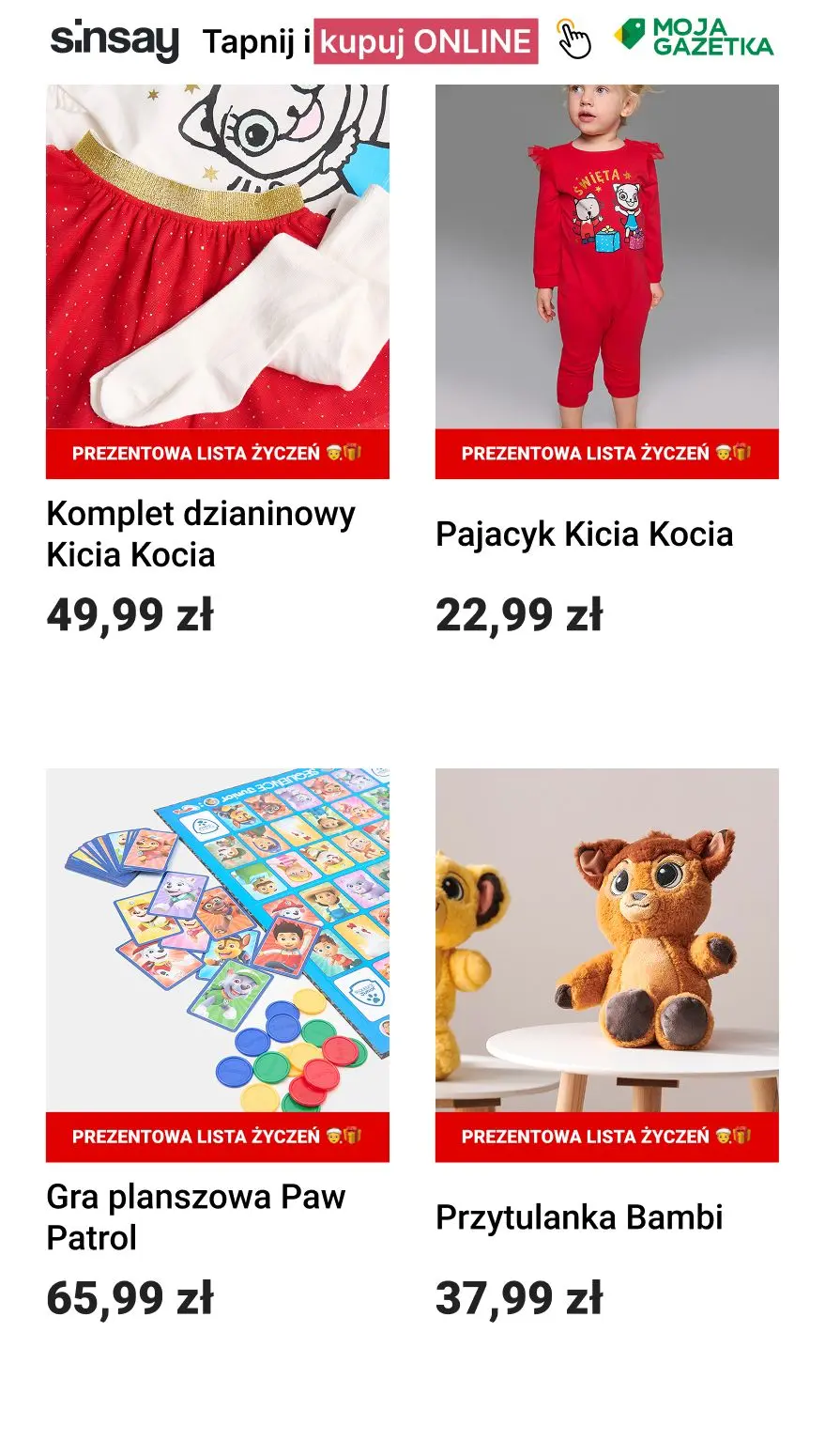 gazetka promocyjna Sinsay Prezentowa lista życzeń 🎁🧑🎄 - Strona 4