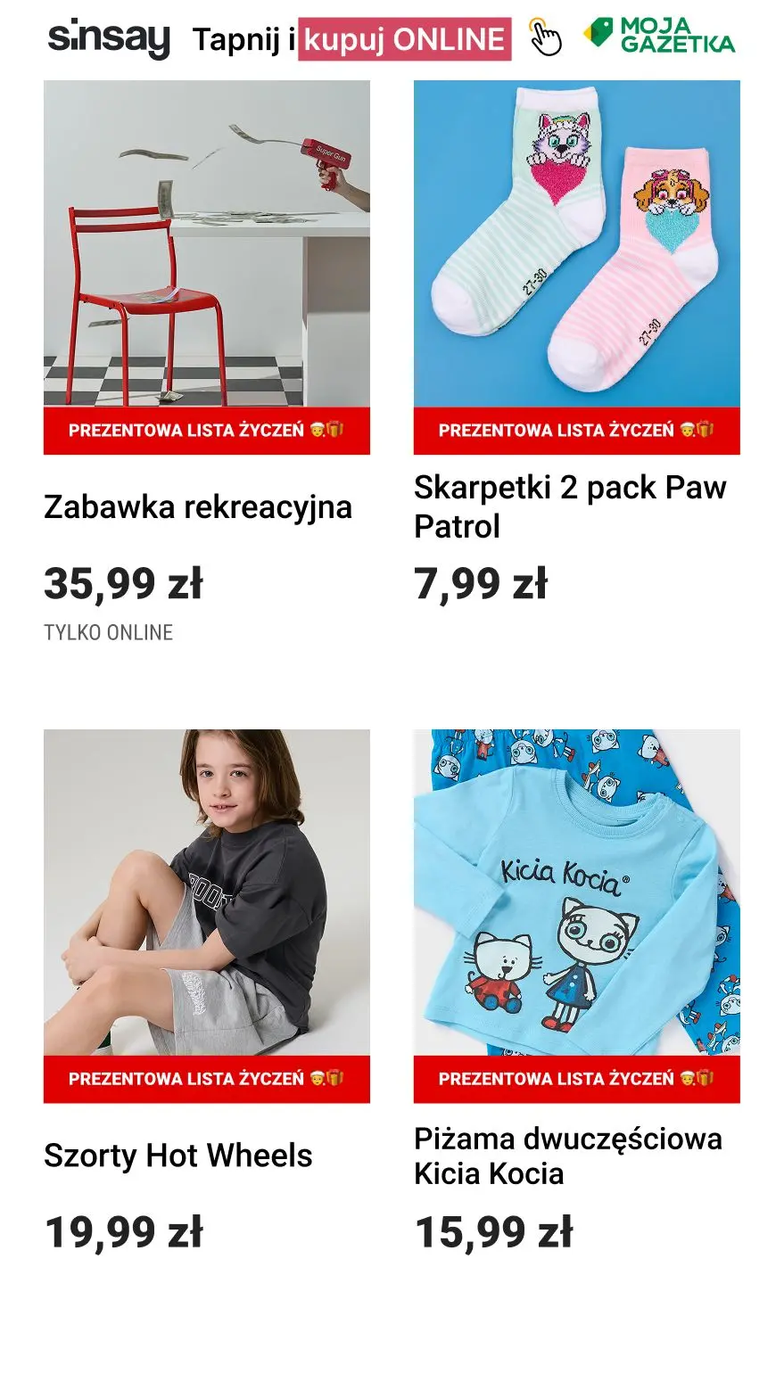gazetka promocyjna Sinsay Prezentowa lista życzeń 🎁🧑🎄 - Strona 5