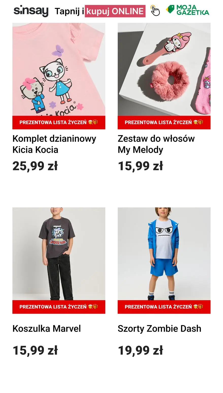 gazetka promocyjna Sinsay Prezentowa lista życzeń 🎁🧑🎄 - Strona 6