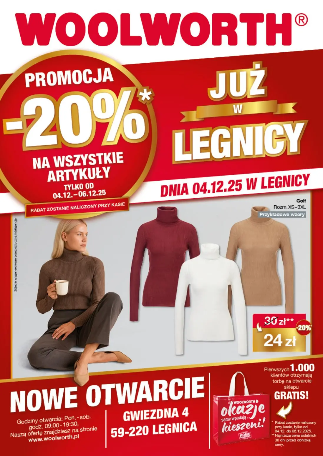 gazetka promocyjna WOOLWORTH Już w Legnicy - Strona 1