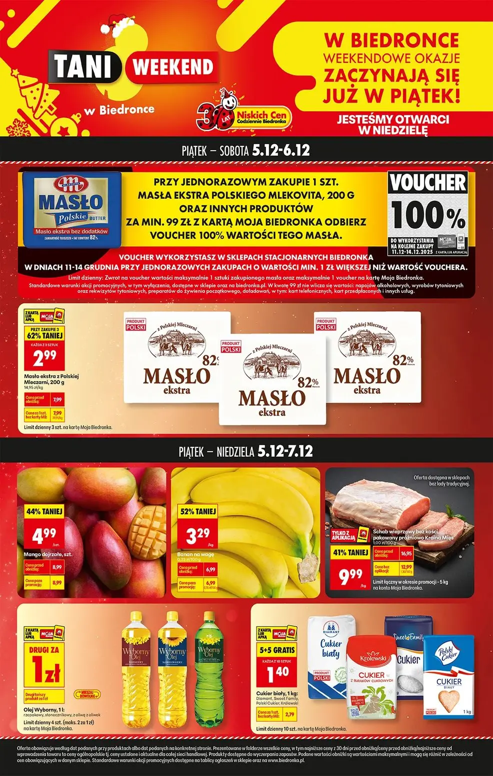 gazetka promocyjna Biedronka Tani weekend - Strona 1