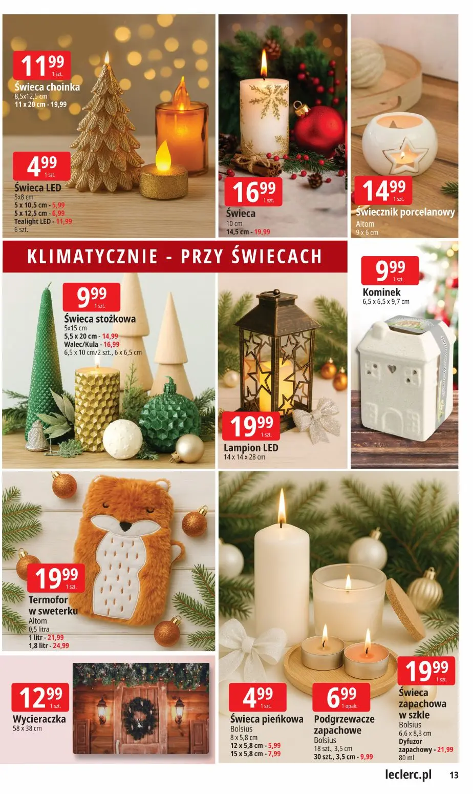 gazetka promocyjna E.Leclerc Dom, klimat, styl - Strona 13