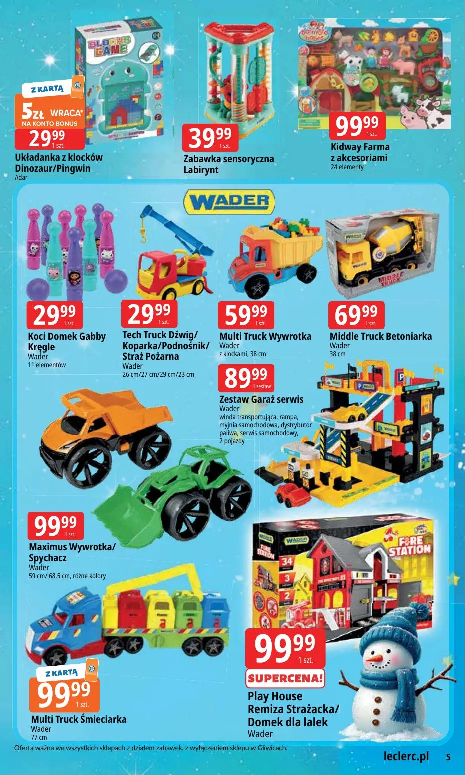 gazetka promocyjna E.Leclerc Magiczny świat zabawek - oferta rozszerzona - Strona 5