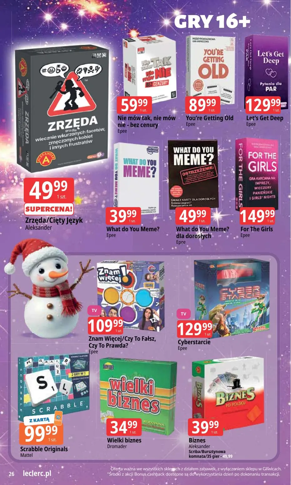 gazetka promocyjna E.Leclerc Magiczny świat zabawek - oferta rozszerzona - Strona 26