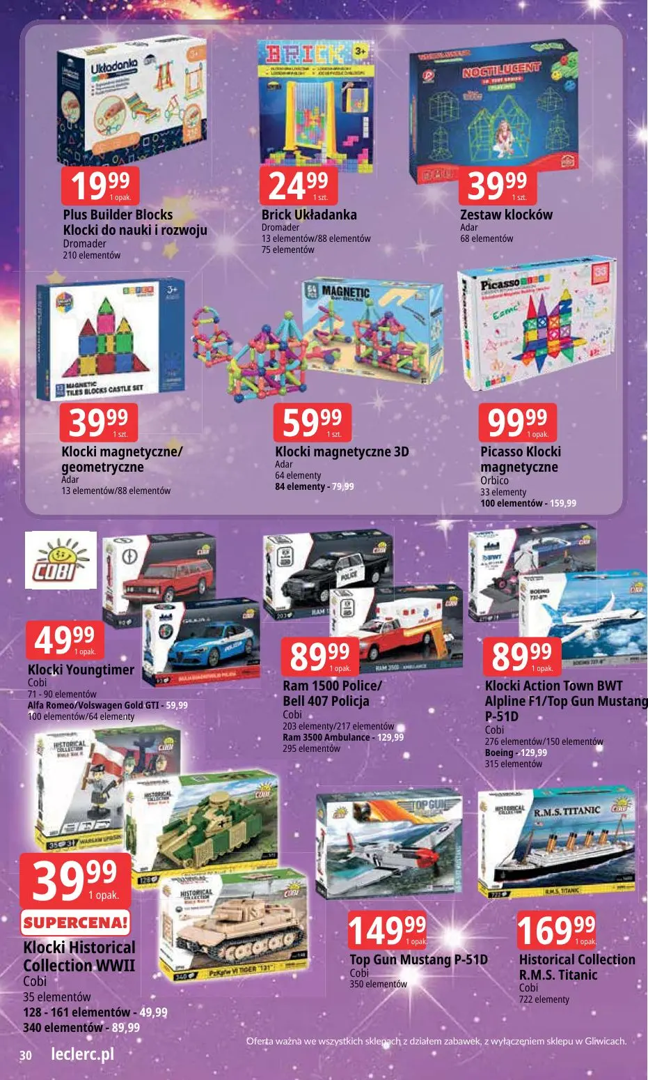 gazetka promocyjna E.Leclerc Magiczny świat zabawek - oferta rozszerzona - Strona 30