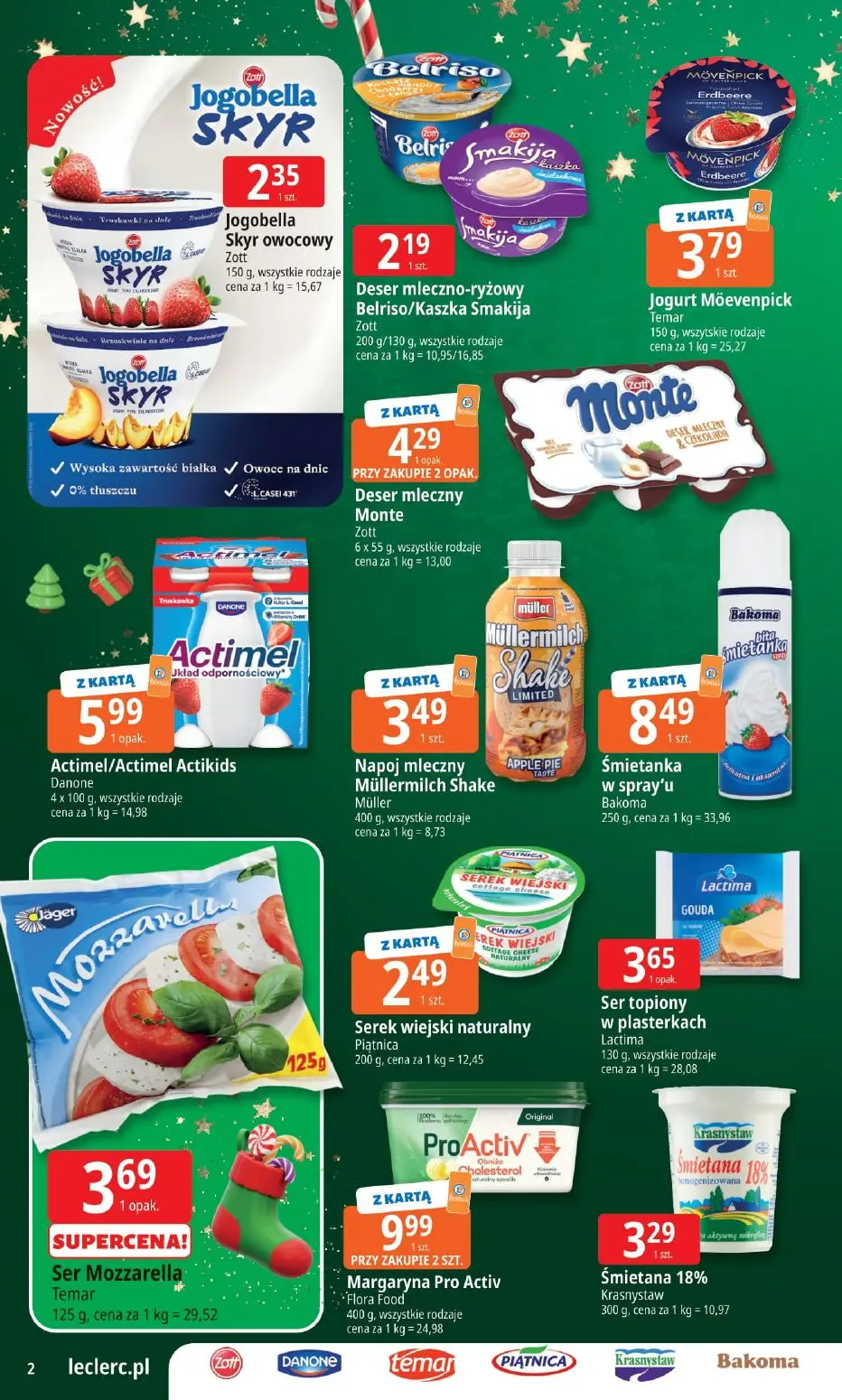 gazetka promocyjna E.Leclerc Mikołajkowy wybór w dobrej cenie - Strona 2