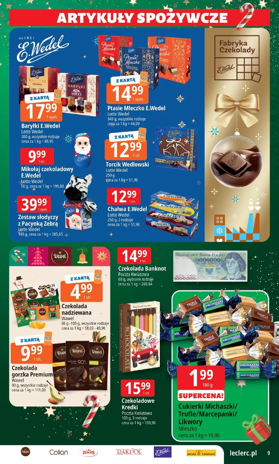 gazetka promocyjna E.Leclerc Mikołajkowy wybór w dobrej cenie - Strona 9