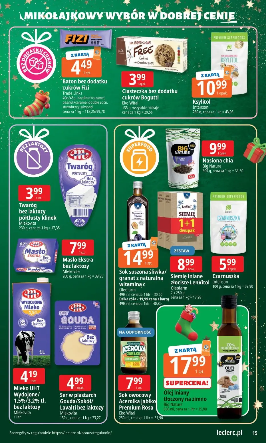 gazetka promocyjna E.Leclerc Mikołajkowy wybór w dobrej cenie - Strona 15