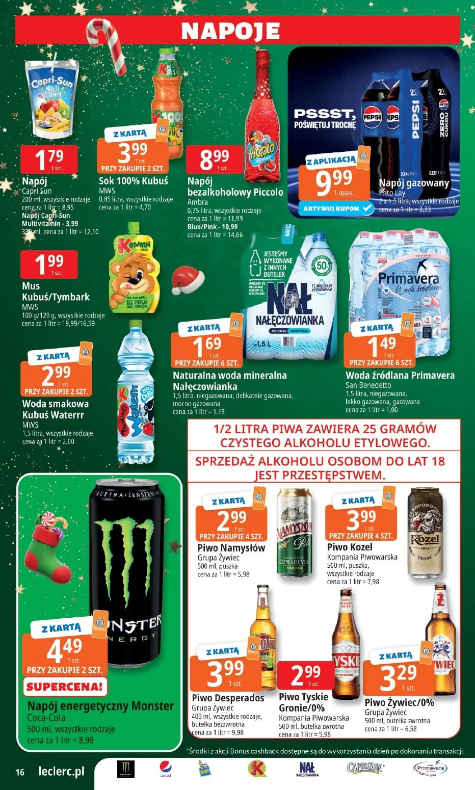 gazetka promocyjna E.Leclerc Mikołajkowy wybór w dobrej cenie - Strona 16